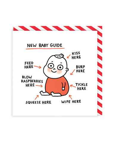 New Baby Guide Greeting Card
