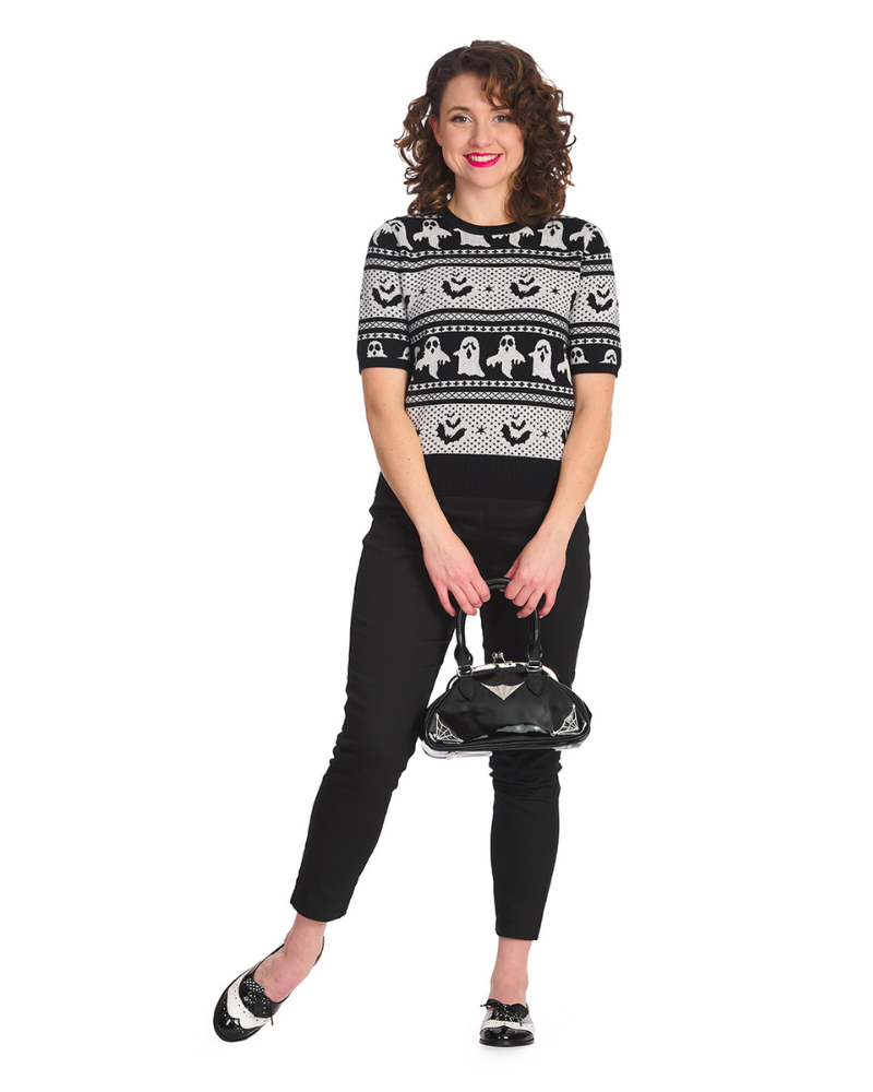Ghost Delight Fair Isle Short Sleeved Jumper
