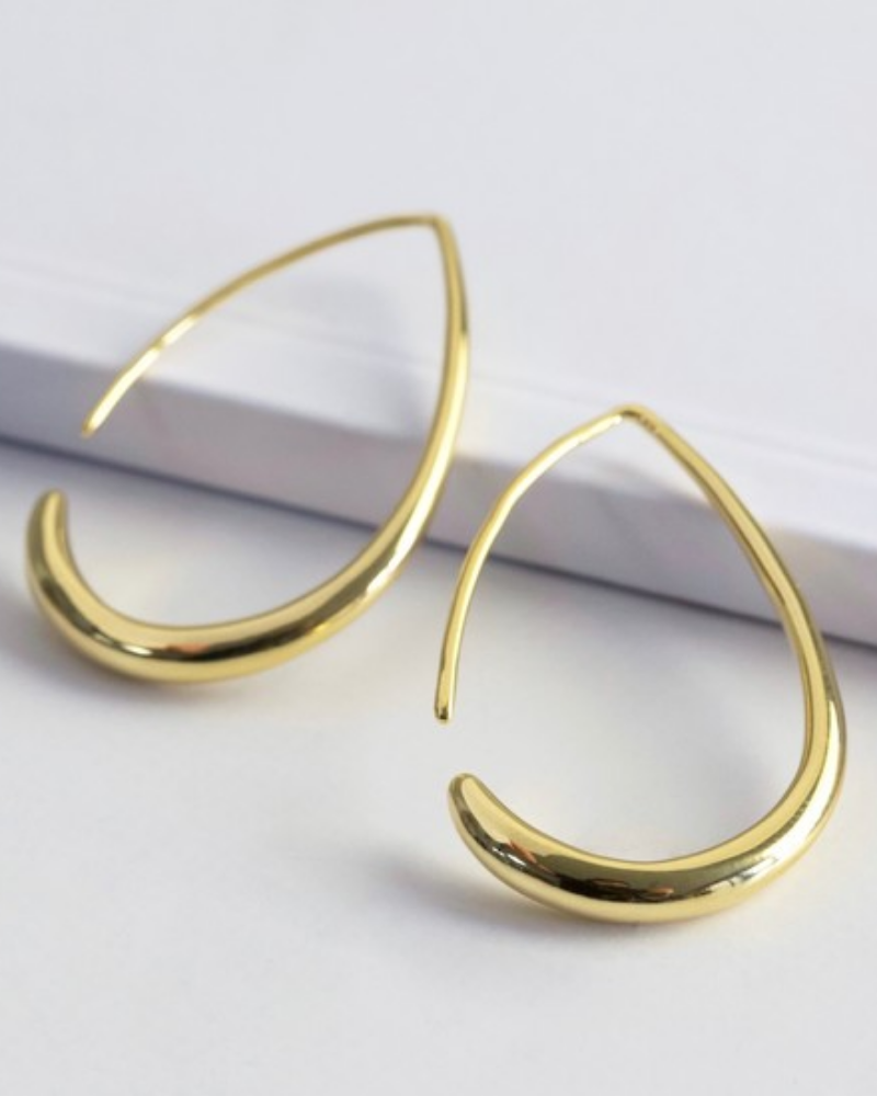Small Teardrop Hoops Assorted