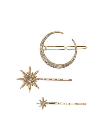 Vintage Inspired Celestial Hairpin Set