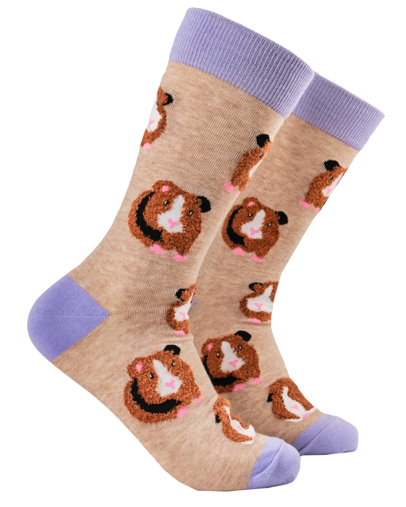 Fluffy Guinea Pig Crew Socks