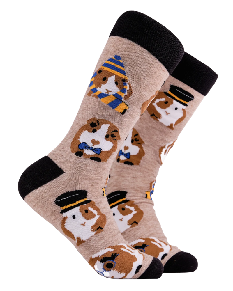 Posh Pigs Guinea Pig Crew Socks