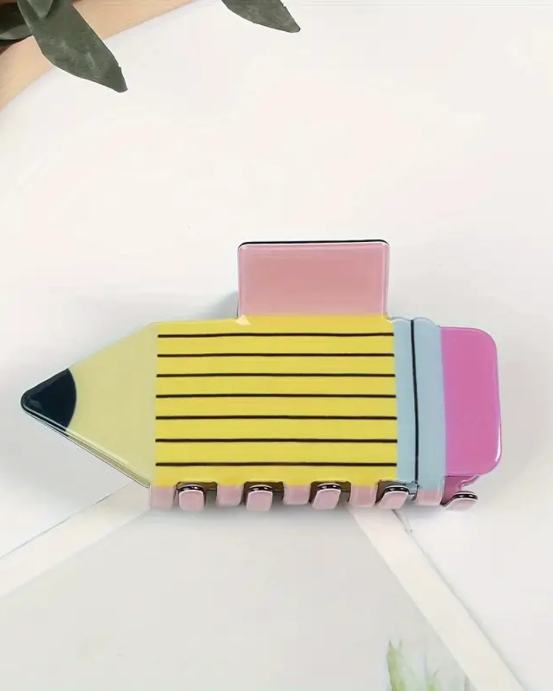 Pencil Shaped Acrylic Hair Claw