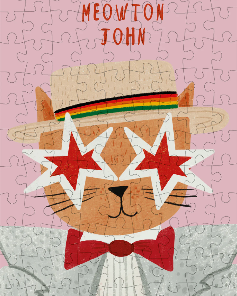 Meowton John Mini Jigsaw Puzzle
