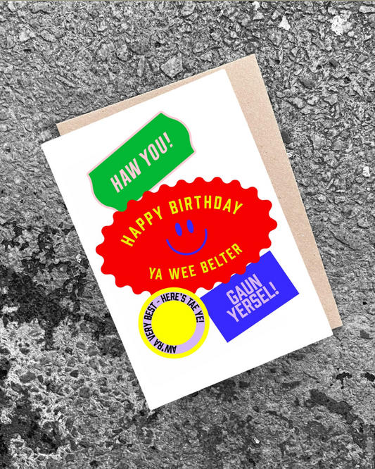 Haw You! Happy Birthday Card