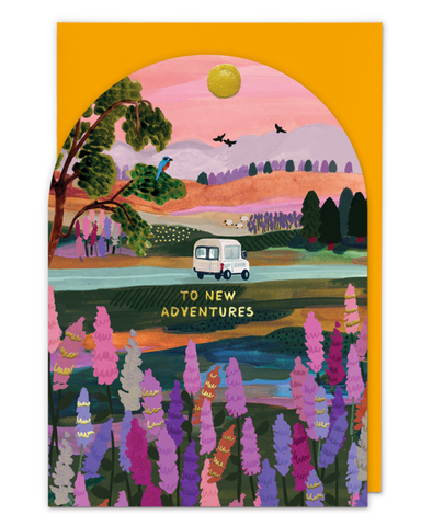 Van Life To New Adventures Card