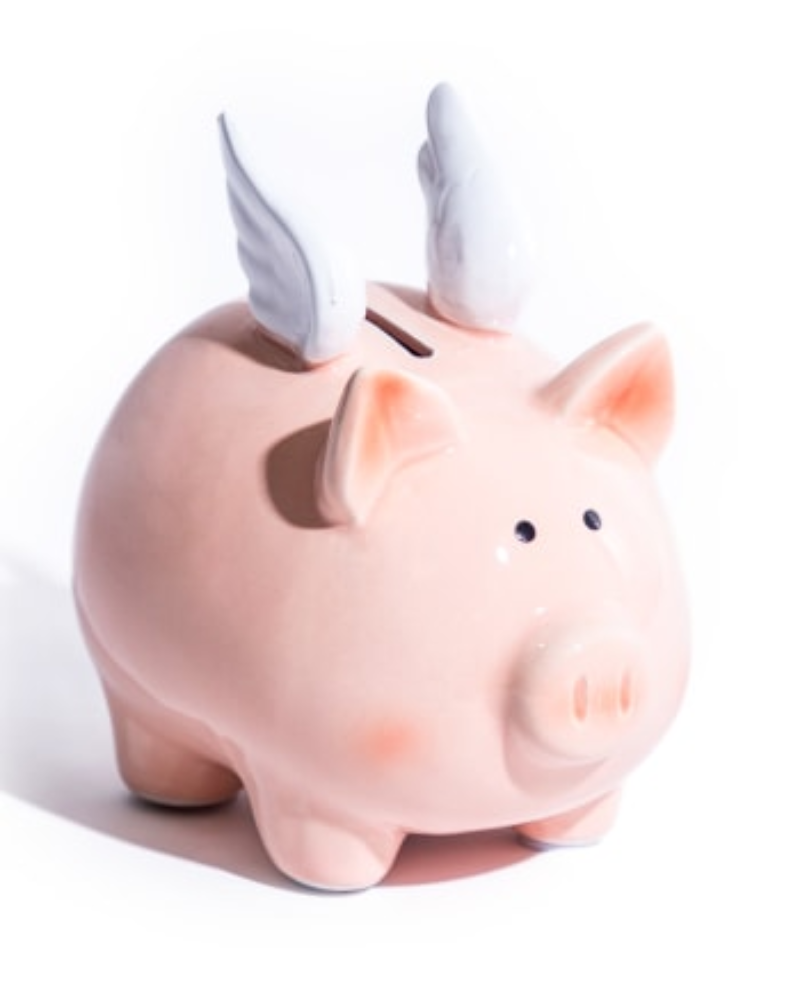 Ceramic Flying Piggy Bank