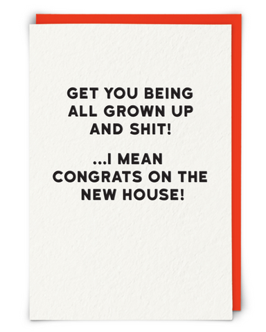 Congrats on the New House Card