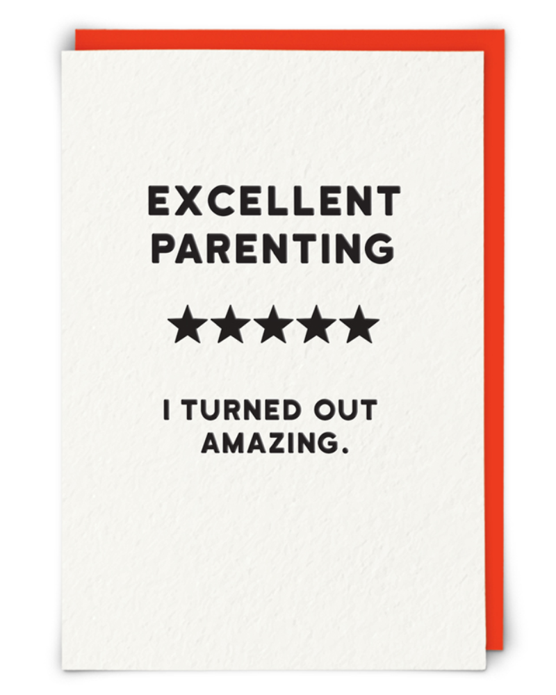 Excellent Parenting Card