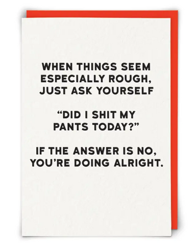 Shit My Pants Greeting Card