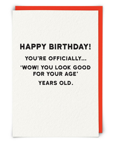 You're Officially... Birthday Card