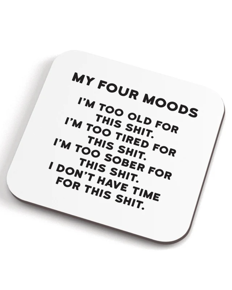 My Four Moods Coaster