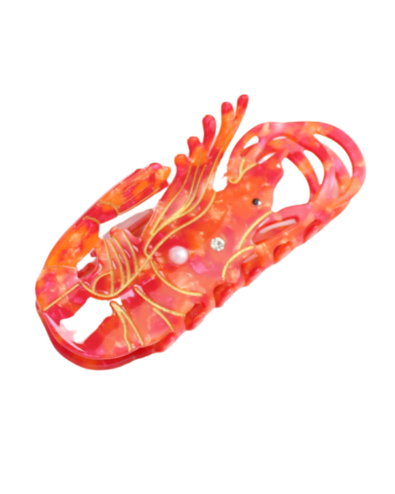 Lobster Crayfish Hair Claw Clip