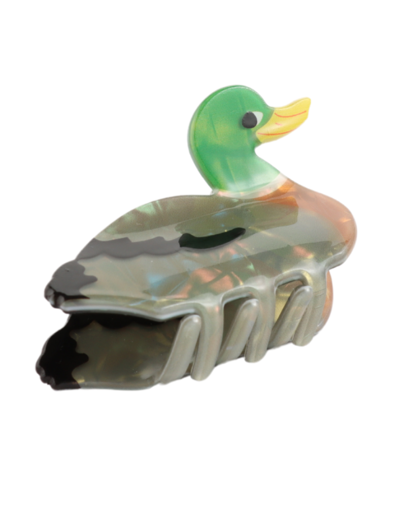 Mallard Duck Hair Claw Clip