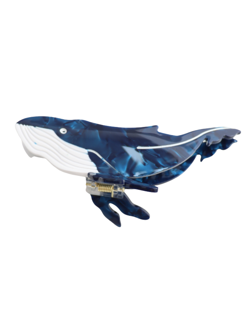 Humpback Whale Hair Claw Clip