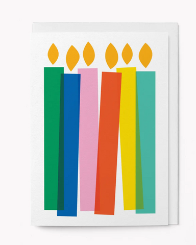 Birthday Candles Greeting Card