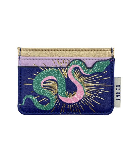 Inked Snake Card Holder