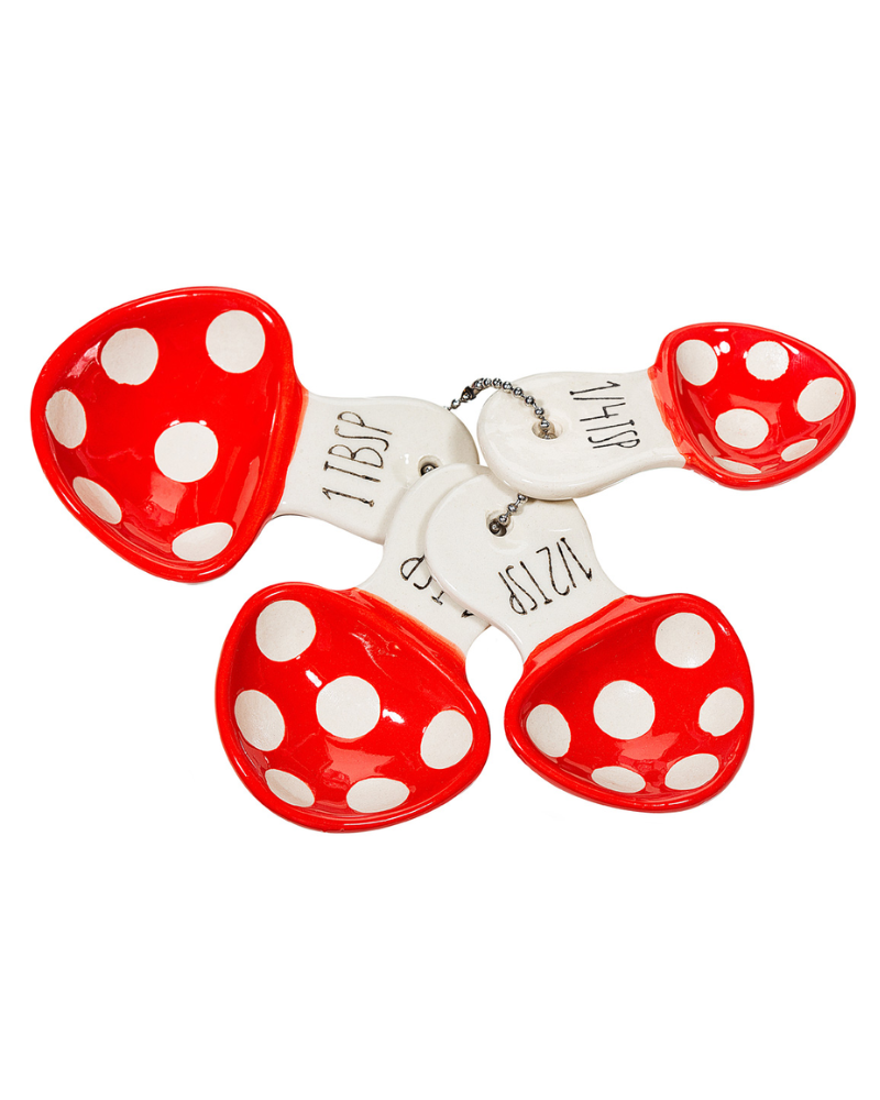 Red Mushroom Measuring Spoons