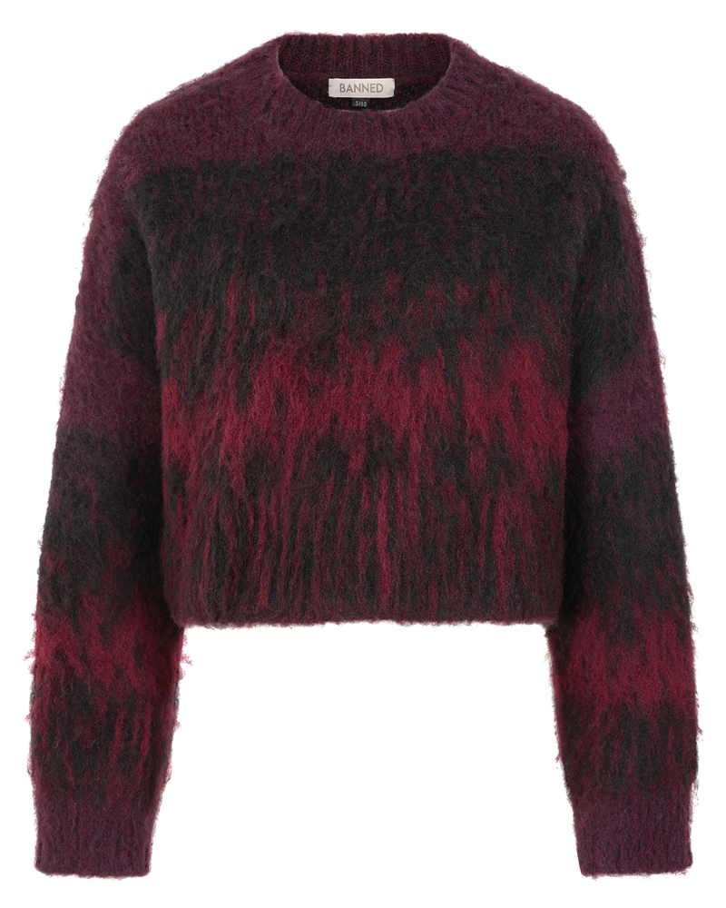 Arwen Burgundy Gradient Jumper