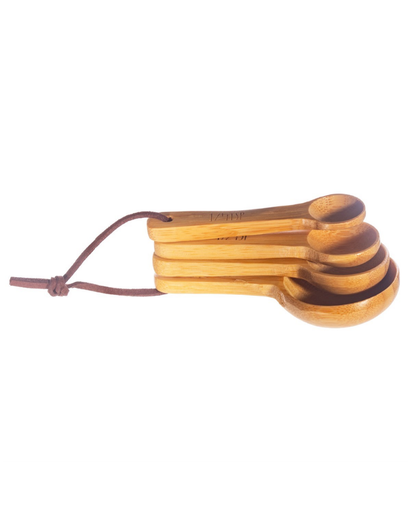 Bamboo Measuring Spoons - set of 4