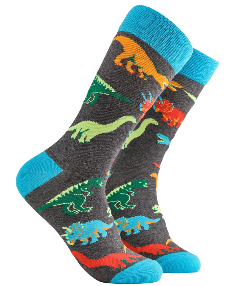 Jurassic Dinosaurs Crew Socks