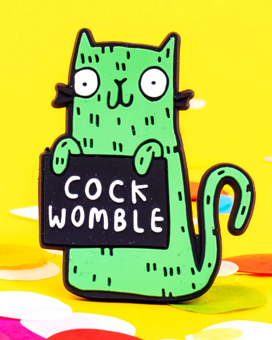 Cock Womble Sweary Cat Magnet