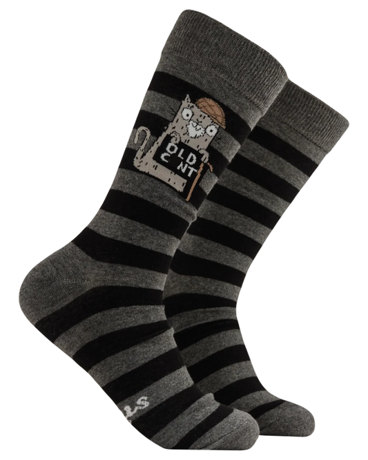 Old C*nt Cat Crew Socks