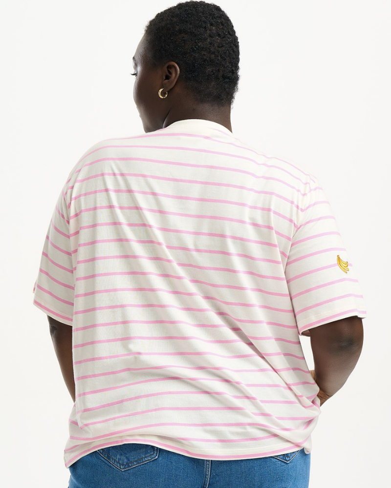 Kinsley Fruit Embroidery Relaxed T-Shirt Sugarhill Brighton