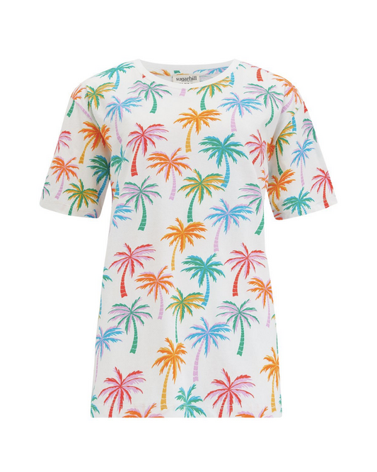 Kinsley Rainbow Palms Relaxed T-Shirt Sugarhill Brighton