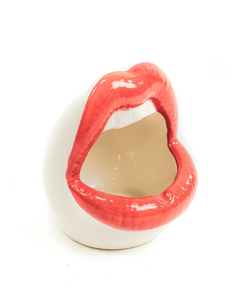 Ceramic Lips Pot