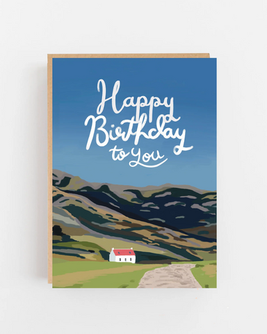 Happy Birthday To You Blue Sky Greeting Card