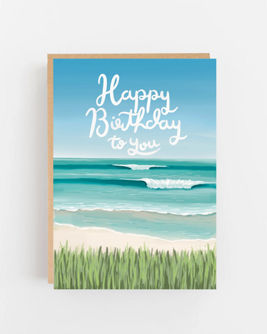 Happy Birthday To You Sea Greeting Card
