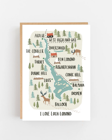 I Love Loch Lomond Greeting Card