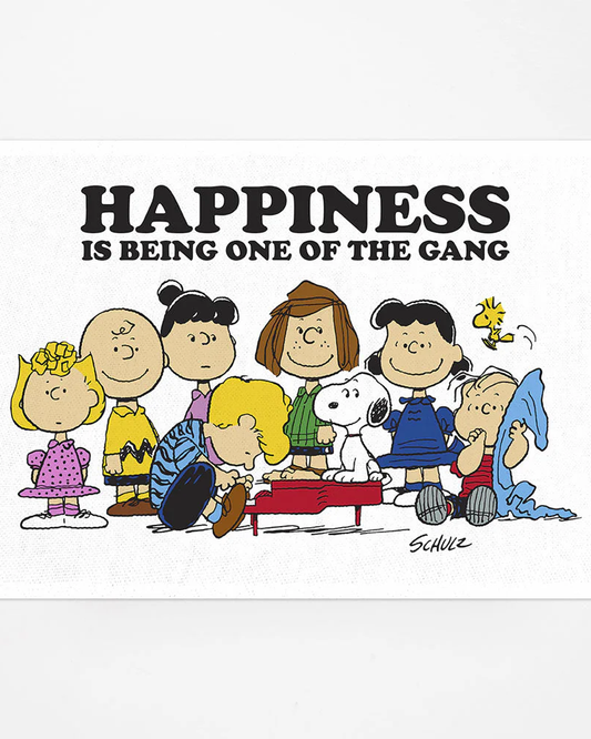 Peanuts Snoopy Happiness is Gang Tea Towel
