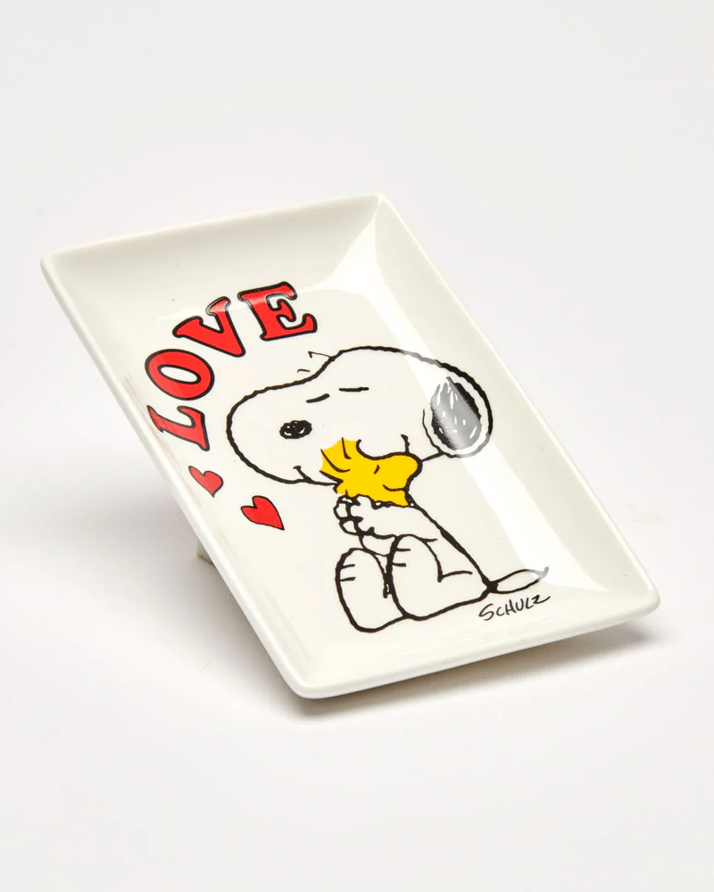 Peanuts Snoopy Love Long Trinket Dish