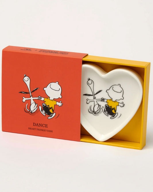 Peanuts Snoopy Dance Heart Trinket Dish