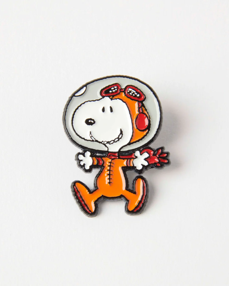 Peanuts Snoopy Astronaut Spaced Out Enamel Pin Badge