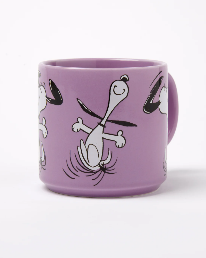 Peanuts Snoopy Happy Dance Lilac Mug