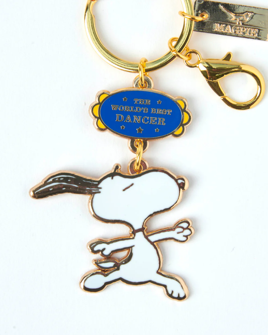 Peanuts Snoopy World's Best Dancer Keyring