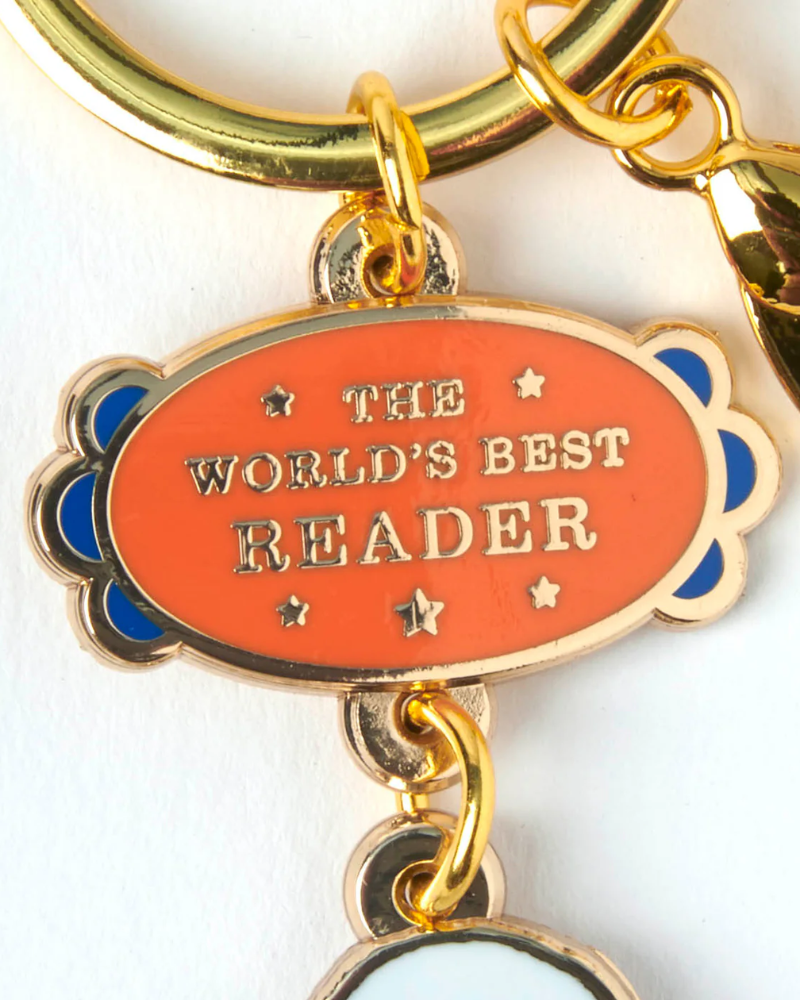 Peanuts Snoopy World's Best Reader Keyring