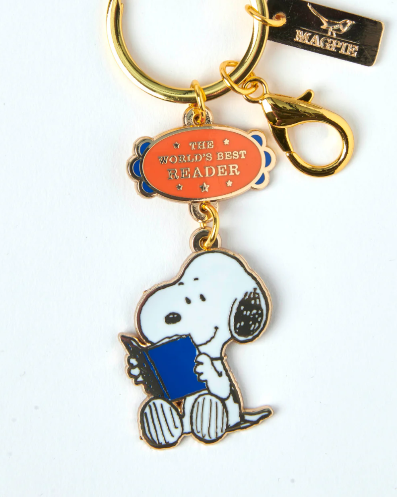 Peanuts Snoopy World's Best Reader Keyring