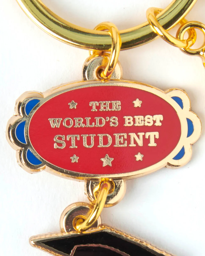 Peanuts Snoopy World's Best Student Keyring