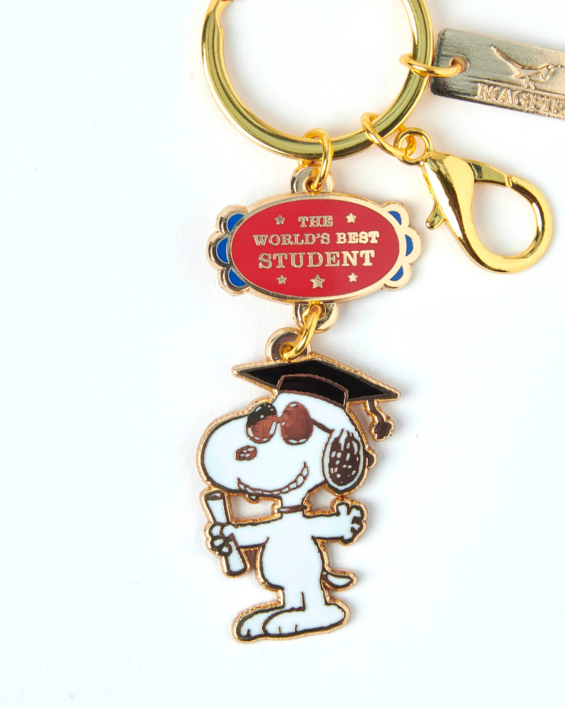 Peanuts Snoopy World's Best Student Keyring