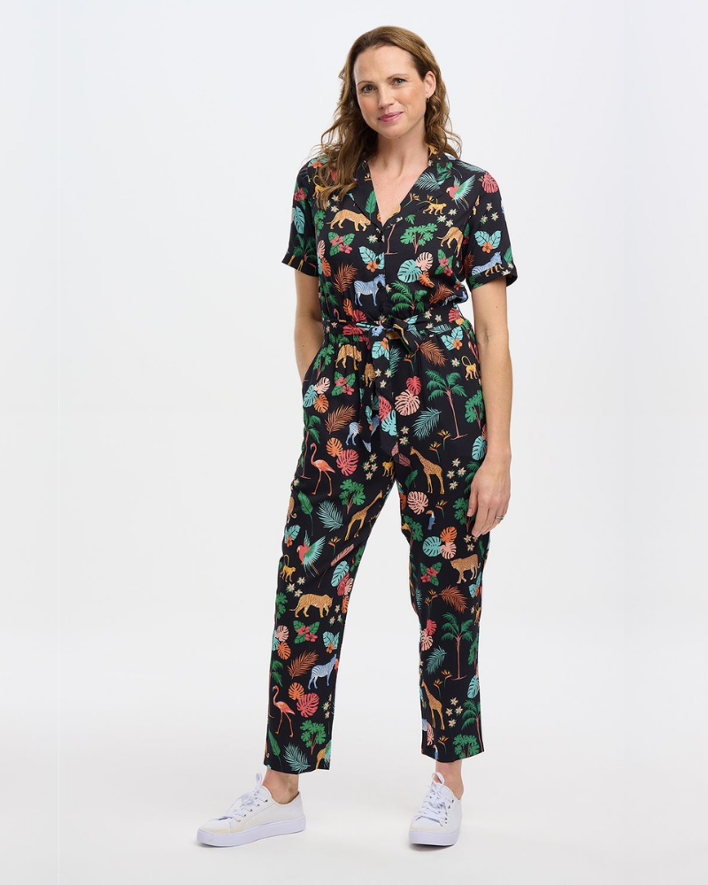 Madison Tropical Safari Jumpsuit Sugarhill Brighton