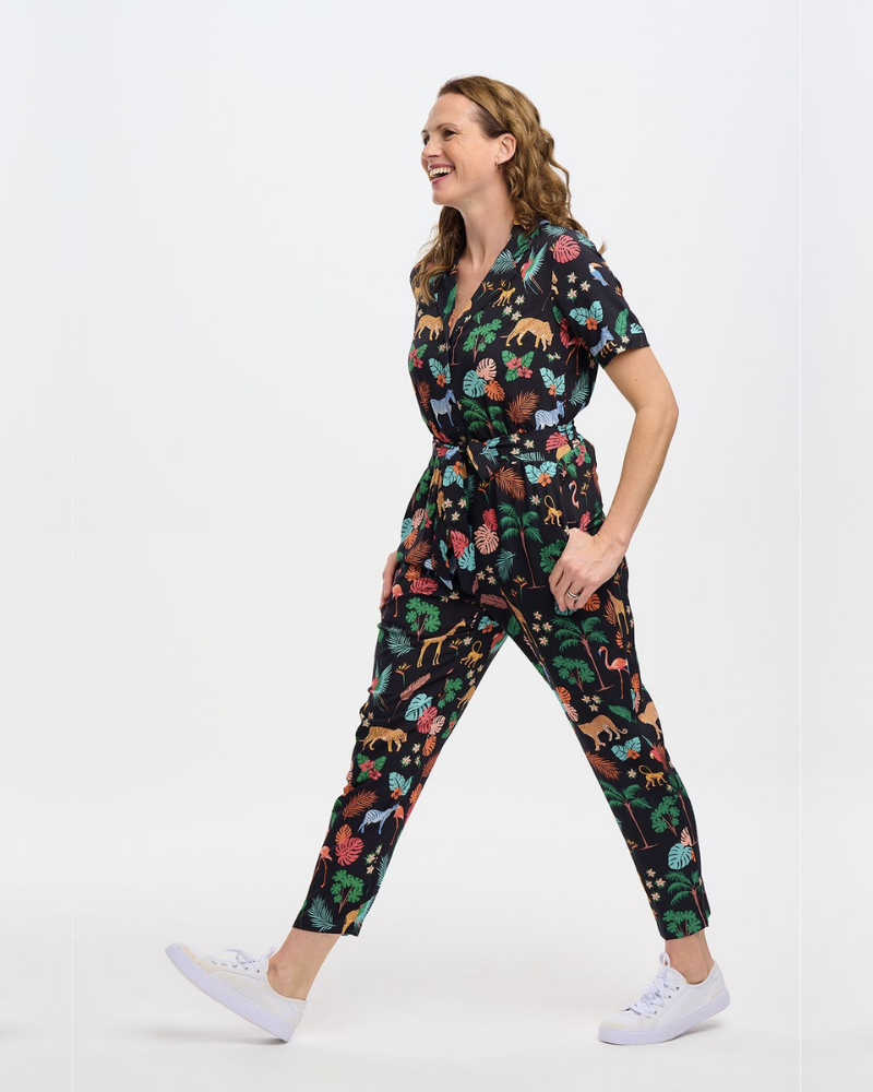 Madison Tropical Safari Jumpsuit Sugarhill Brighton