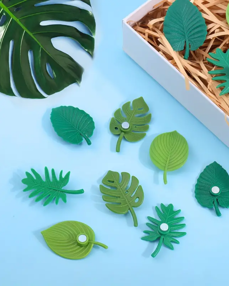 Monstera Plant Leaf Magnet Set