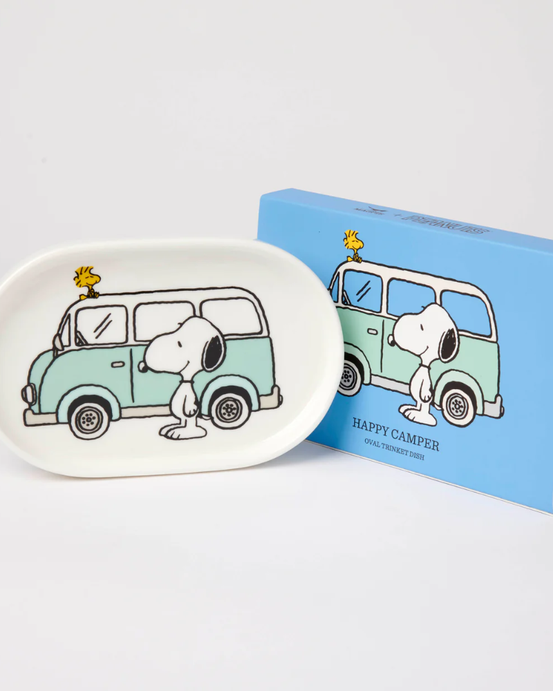 Peanuts Snoopy Happy Camper Trinket Dish