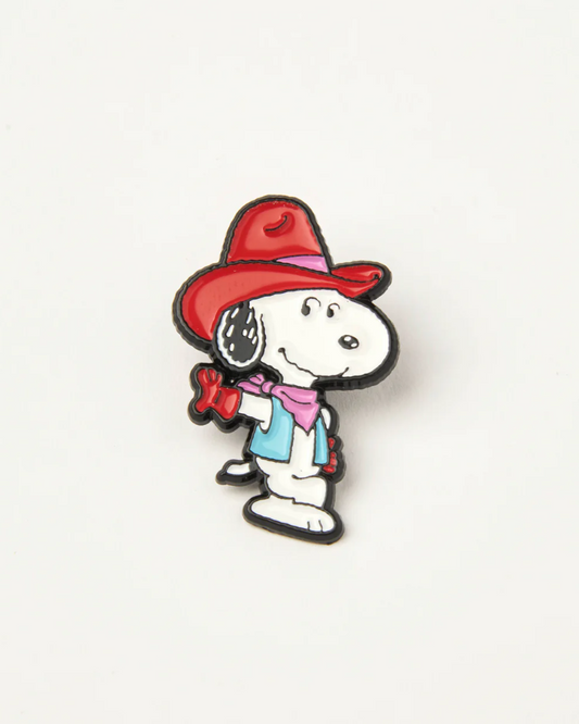 Peanuts Snoopy Howdy Pin Badge