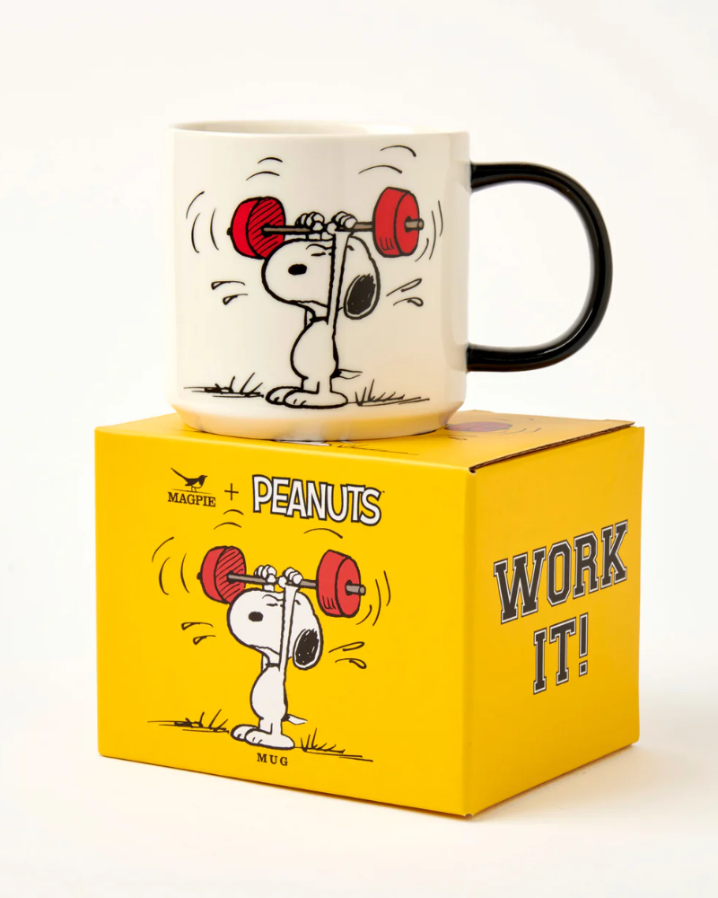 Peanuts Snoopy Work It! Mug