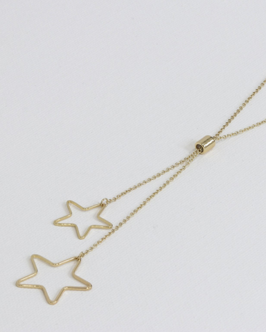 Megan Double Star Necklace